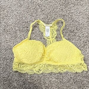 Maurices Sunny Yellow Lace Bralette